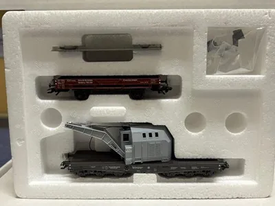 Produktbild von MÄRKLIN H0 Kranwagen-Set Weichenkranwagen+Schutzwagen Nürnberg 48674