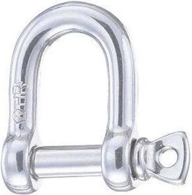 Produktbild von WICHARD-Schäkel mit HR-Bolzen D-Form KURZ 12 mm