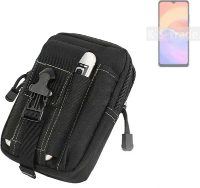 Produktbild von K-S-Trade Gürtel Tasche kompatibel mit ZTE Voyage 30S 5G Gürteltasche Holster Schutz Hülle Handy Hülle Smartphone outdoor Handy-Hülle schwarz