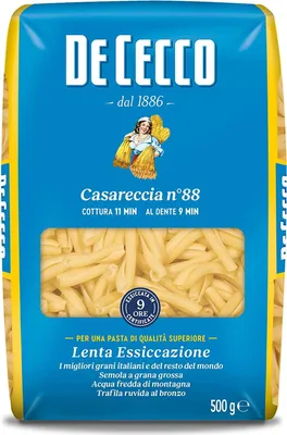 Produktbild von 10x Pasta De Cecco 100% Italienisch Casareccia n. 88 Nudeln 500g + Italian Gourmet Polpa 400g