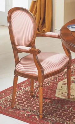 Produktbild von Klassische Stühle Holz Lehnstuhl Holzstuhl Design Luxus Stuhl Esszimmerstuhl