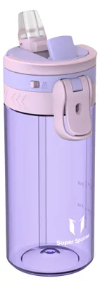 Immagine prodotto di Borraccia Sparrow per bambini da 500 ml - Borraccia TouchFlow in Tritan - Senza BPA - Borraccia sportiva a tenuta stagna - Borraccia con cannuccia per lo sport e le attività all'aria aperta - Leggera, sostenibile