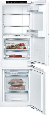 Obrázek produktu pro Bosch Serie 8 KIF86PFE0, 223 l, SN-ST, 13 kg/24h, E, Přihrádka Fresh Zone, Bílá