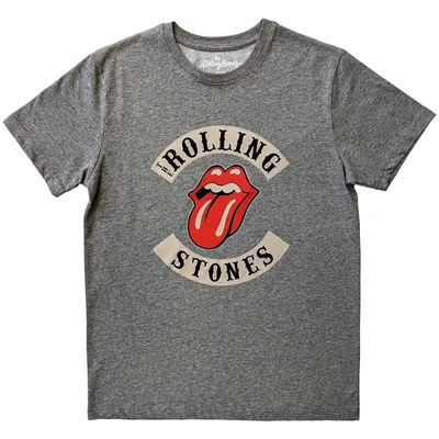 Produktbild von The Rolling Stones Biker Tongue Grey L T-Shirt
