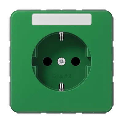 Produktbild von Jung SCHUKO-Steckdose 16A 250V CD 1520 BFNA GN CD1520BFNAGN