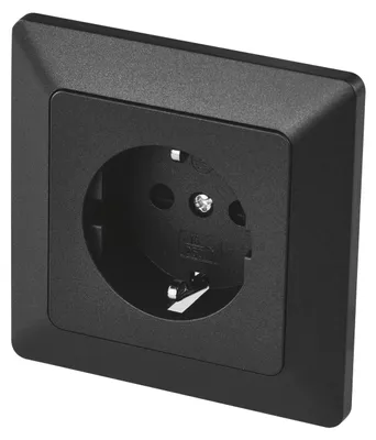 Immagine prodotto di Presa di corrente IP20 | SCHUKO nero
