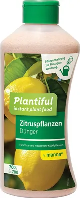 Produktbild von Zitrus- und Kübelpflanzendünger manna Plantiful 700 g für max. 700 L Gießwasser