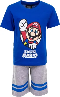 Produktbild von Super Mario Kinder Schlafanzug Pyjama kurz – 98