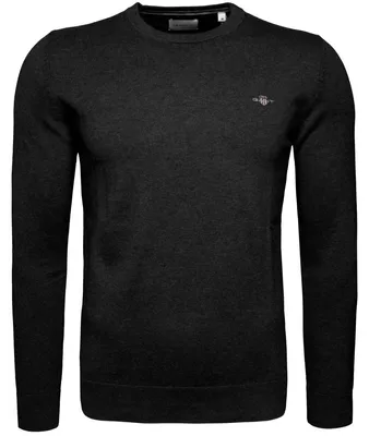 Image de Gant Pullover noir uni col rond
