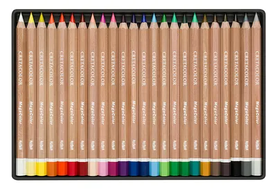 Produktbild von Cretacolor Buntstifte Mega Set 24-teilig für Kinder und Erwachsene