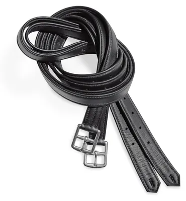 Produktbild von Kieffer Steigbügelriemen GLADIATOR braun oder schwarz, Farbe:schwarz-, Größe:160 cm