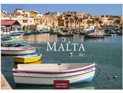 Obrázek produktu pro Malta – kalendář 2027 – nástěnný kalendář | Fotokalendář Jižní Evropa 24 x 35 cm – vysoce kvalitní kalendář s úchvatnými fotografiemi Malty – ideální pro milovníky ostrova a cestovatele.