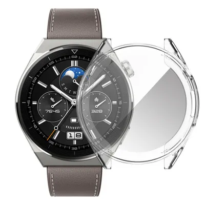 Produktbild von Strap-it Huawei Watch GT 3 Pro 46mm TPU-Hülle (transparent)