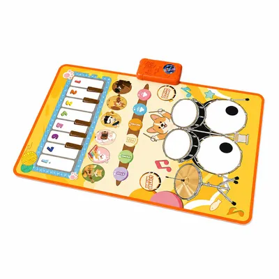 Produktbild von Kinderspielmatte elektronisch mit Klängen, KI-generiertes Bild