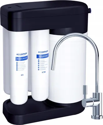 Image de System d osmose inverse Morion RO 102S filtre a eau avec reservoir 5 L, 4 cartouches, purification bacteries et calcaire