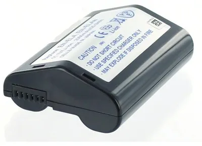 Produktbild von Akku für Nikon EN-EL4A Li-Ion 11,1 Volt 1800 mAh schwarz.