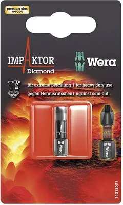 Produktbild von Wera 840/1 IMP DC Impaktor Bits SB SiS Hex bit 6 mm Tool steel alloyed, DLC coated D 6.3 1 pc(s)