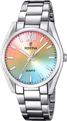 Produktbild von Festina Armbanduhr Damen Casual Edelstahl Uhr silber UF20622/H