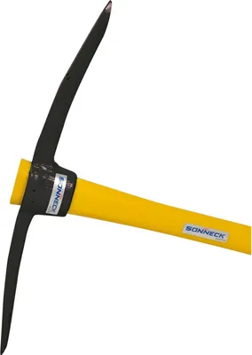 Produktbild von Sonneck Spitzschneidkrampen - Spitzhacke mit Glasfaserstiel Länge 550mm für leichte Bau- und Grabarbeiten