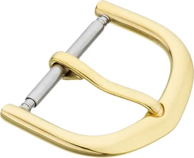 Produktbild von Minott | Lederbandschließe Dornschließe Stahl goldfarben | 34751, Stegbreite:20mm