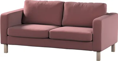 Produktbild von Dekoria Bezug für Karlstad 2-Sitzer Sofa nicht ausklappbar, violett, Sofahusse, Karlstad 2-Sitzer