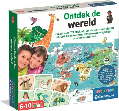 Image de Clementoni Education découvrez le monde