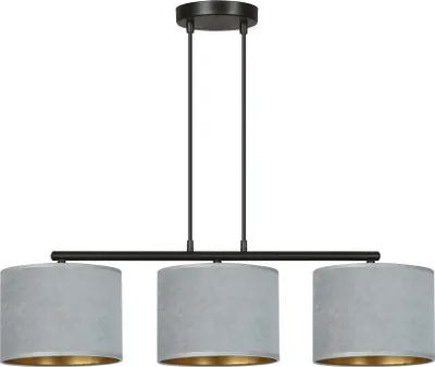 Image de Lustre Emibig 3xE27 60 W HILDE 3 BL GRAY 1050/3
