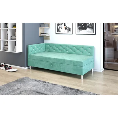 Obrázok produktu pre Jednolôžková posteľ 120x195 PIXI PLUS 2 - mätová