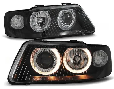 Produktbild von Design Angel Eyes Scheinwerfer passend für Audi A3 (8L) 00-03 schwarz