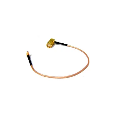 Produktbild von Pigtail 25cm RG316 MMCX zu RSMA-Stecker 90° abgewinkelt