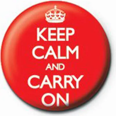 Produktbild von Keep Calm - Button Badge - Carry On