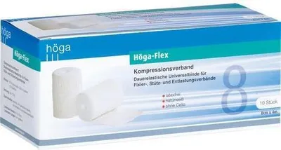 Obrázok produktu pre Obväzy Höga-Flex 8 cmx4 m bez celofánu 10 ks