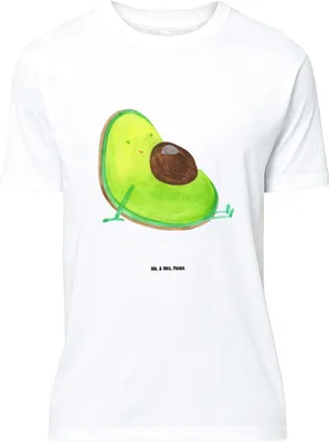 Produktbild von Mr. & Mrs. Panda Größe M T-Shirt Avocado Schwangerschaft - Weiß - Geschenk, Baby, Liebe, Geburt, Herren, Shirt, mit Spruch, Tshirt