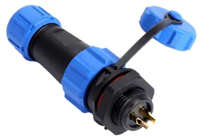 SP13 Luftfahrtstecker IP68 2-polig wasserdicht