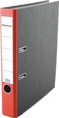 Produktbild von Ordner 3328 DIN A4 50mm Pappe rot Packung mit 25 Stück