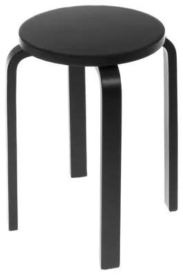 Produktbild von Minimalistischer MDF Küchenhocker Ø 39 cm, leicht, einfach zu reinigen
