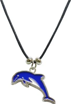 Produktbild von Kette Delfin, Tier Emaille Anhänger Modeschmuck Ketten emailliert Schmuck Delfine Fisch