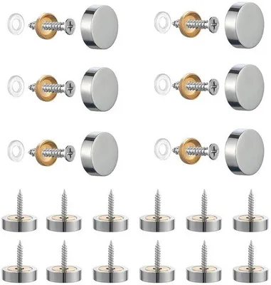 Produktbild von Glas- und Tischmontagehalter mit Abdeckkappen