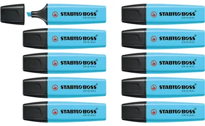 Produktbild von STABILO Textmarker -  BOSS ORIGINAL - 10er Pack - blau