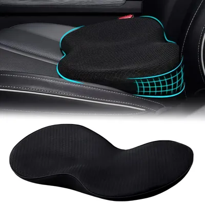 Immagine prodotto di Cuscino per sedile auto, cuscino lombare per auto - Ergonomico e confortevole