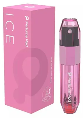 Zdjęcie produktu dla Travalo Perfume Pod Ice atomizer do perfum wielokrotnego napełniania Pink 5ml