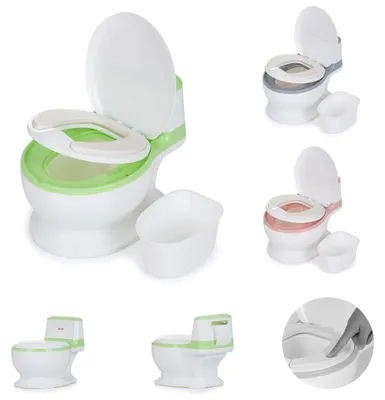 Produktbild von Chipolino Tpfchen Lux mit Musik Toilettenpapierfach Behlter abnehmbar bis 20kg grn