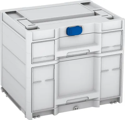 Produktbild von TANOS Systainer³ Sortainer/2 M 337 lichtgrau/signalblau