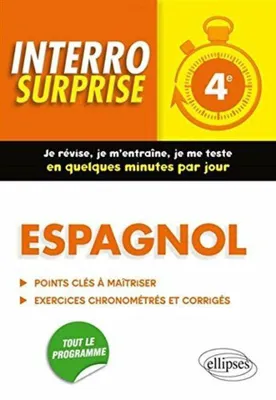 Image de Interro Surprise Espagnol Quatrième