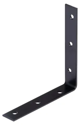 Produktbild von Stuhlwinkel 125x125x22 mm schwarz kunststoffbeschichtet 1 Stück