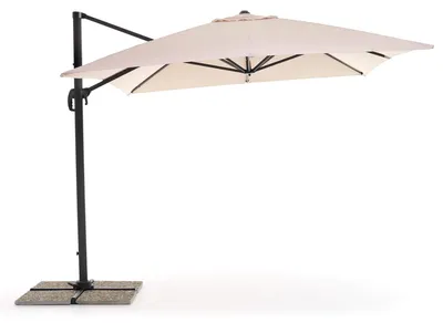 Immagine prodotto di Ombrellone da Giardino Decentrato 3x4m in Alluminio e Poliestere Verso Ecrù