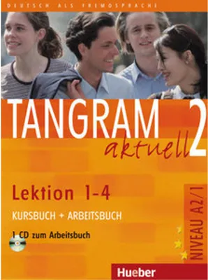 Obrázok produktu pre Tangram aktuell 2 - Lektion 1-4 / Kursbuch und Arbeitsbuch mit CD zum Arbeitsbuch