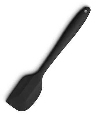 Produktbild von Silikonspatel, Teigschaber, hitzebeständig, zum Kochen, Backen und Rühren, spülmaschinenfest, leicht zu reinigen (schwarz)
