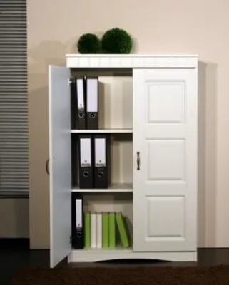 Produktbild von Aktenschrank im Landhausstil, in weiß