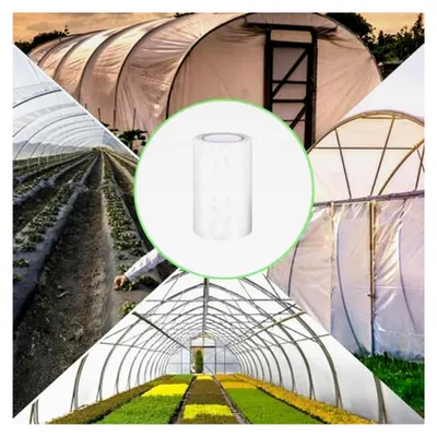 Produktbild von Reparaturband für Gewächshäuser, hochfest, wasserdicht, UV-beständig, transparent, 10 cm x 10 m, zur Reparatur von Gewächshausfolien im Freien